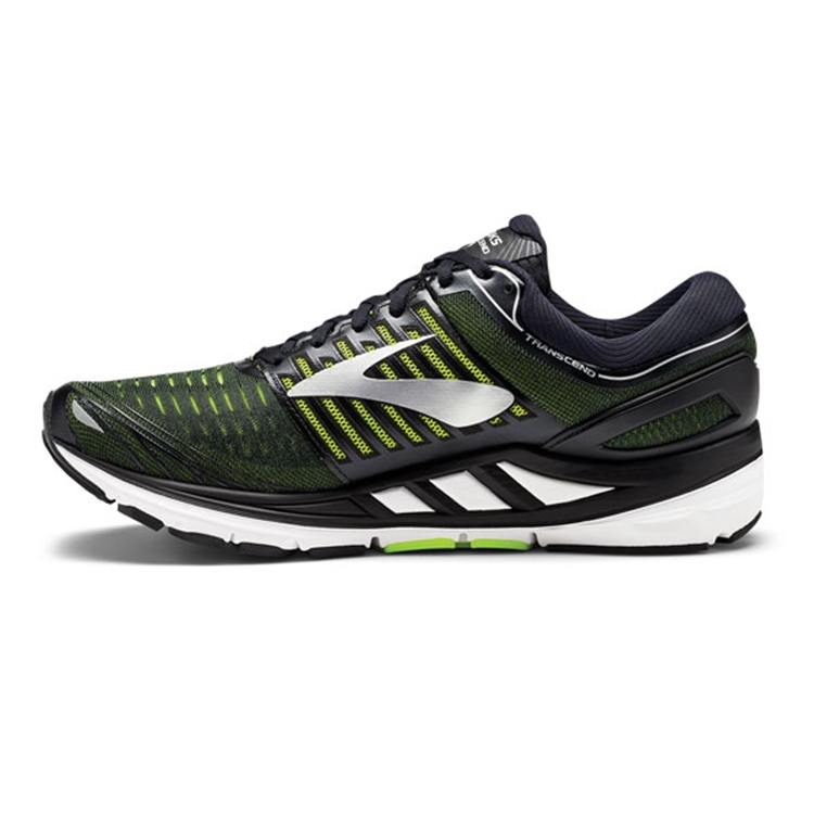 brooks Men\'s Transcend 5 Black / Nightlife / Silver