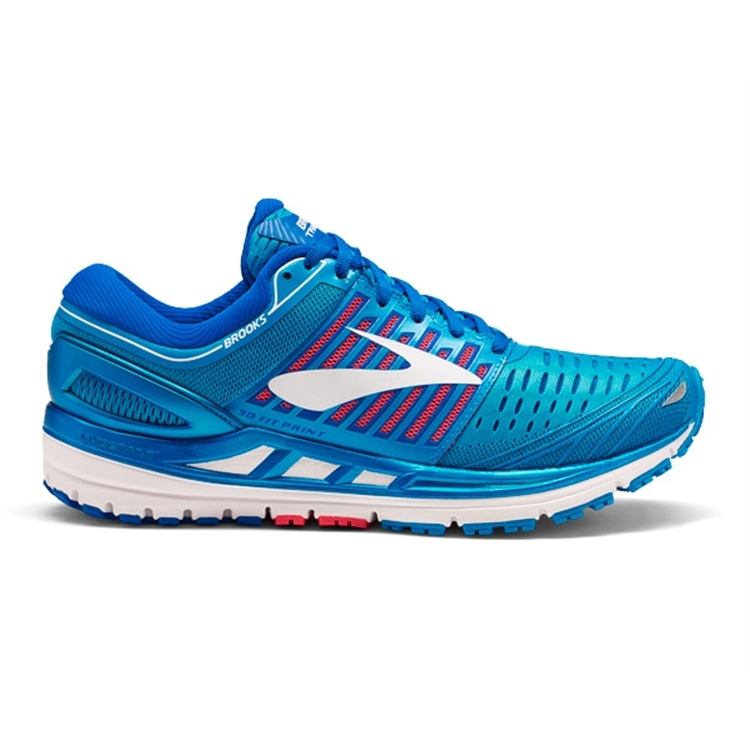 brooks Women\'s Transcend 5 Blue / Pink / White