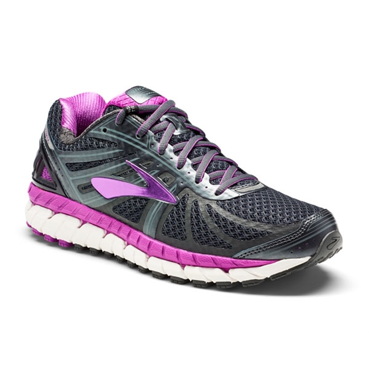 brooks Women's Ariel 16 Anthracite / Purple Cactus