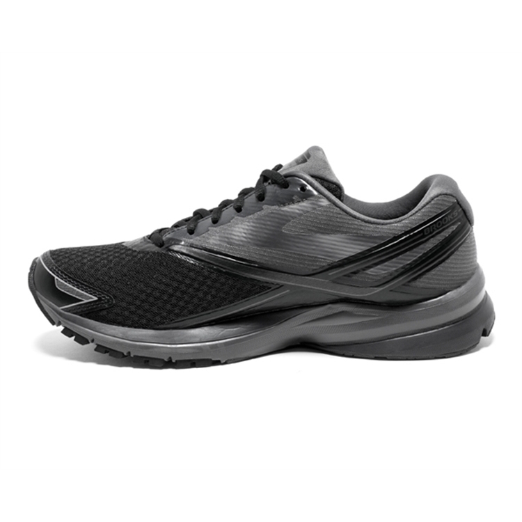 brooks Men\'s Launch 4 Black / Anthracite / Silver