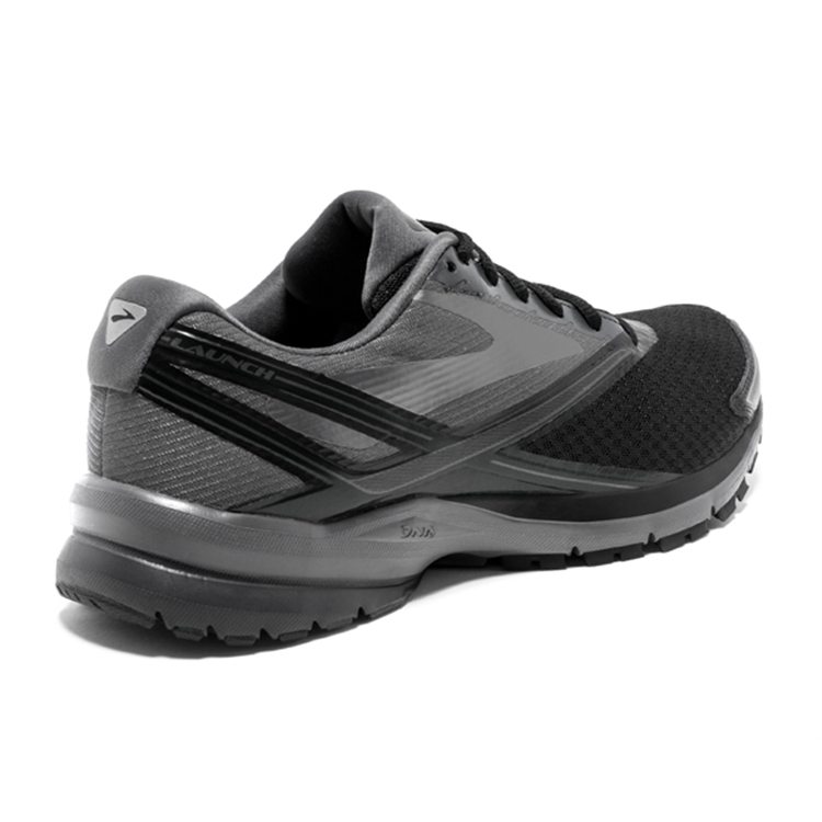 brooks Men\'s Launch 4 Black / Anthracite / Silver