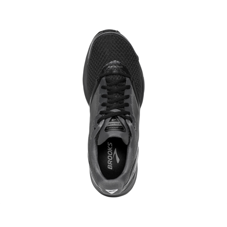 brooks Men\'s Launch 4 Black / Anthracite / Silver