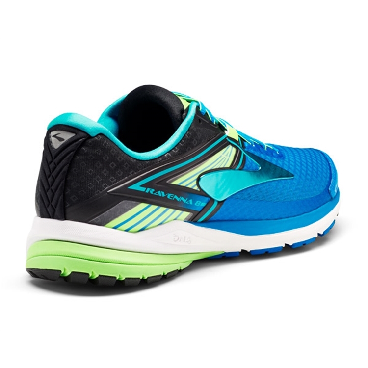 brooks Men\'s Ravenna 8 Blue Lemonade / Black / Green