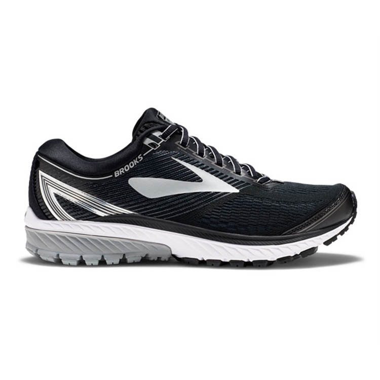 brooks Men\'s Ghost 10 Black / Silver / Ebony