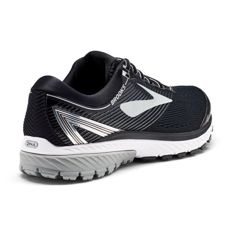 brooks Men\'s Ghost 10 Black / Silver / Ebony