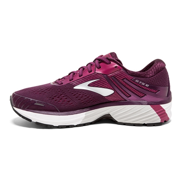 brooks Women\'s Adrenaline GTS 18 Purple / Pink / Silver