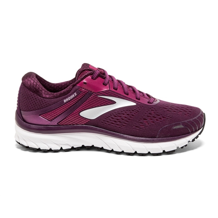 brooks Women\'s Adrenaline GTS 18 Purple / Pink / Silver