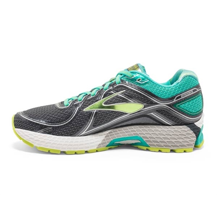 brooks Women\'s Adrenaline GTS 16 Aqua Green / Lime Punch