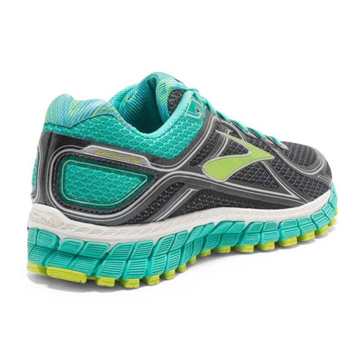 brooks Women\'s Adrenaline GTS 16 Aqua Green / Lime Punch