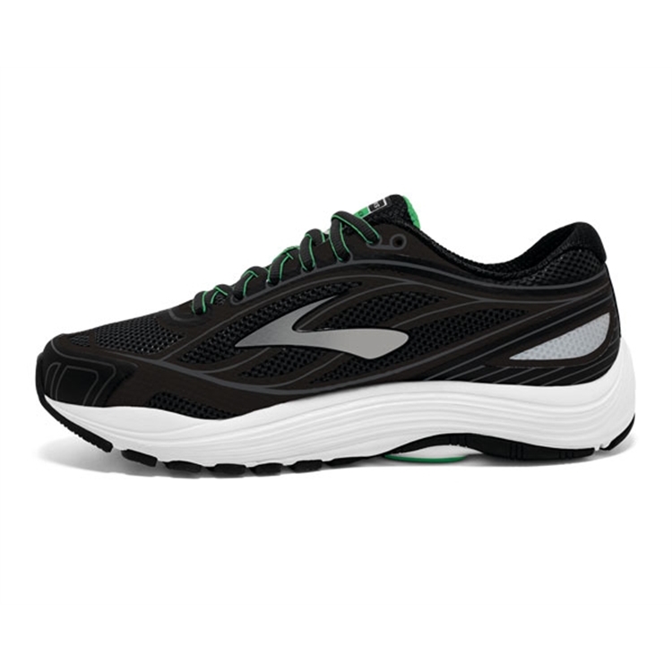 brooks Men\'s Dyad 9 Black / White / Green