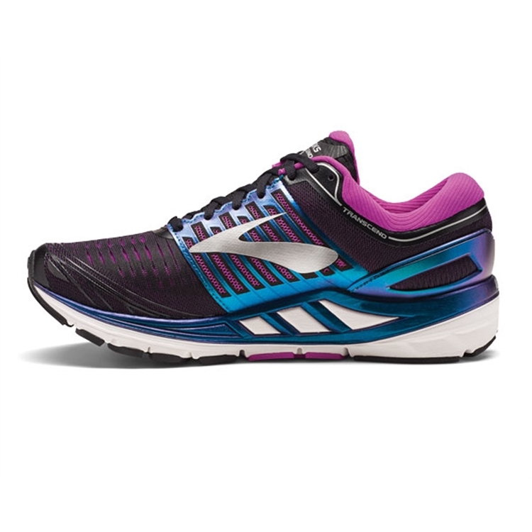 brooks Women\'s Transcend 5 Black / Purple / Multi