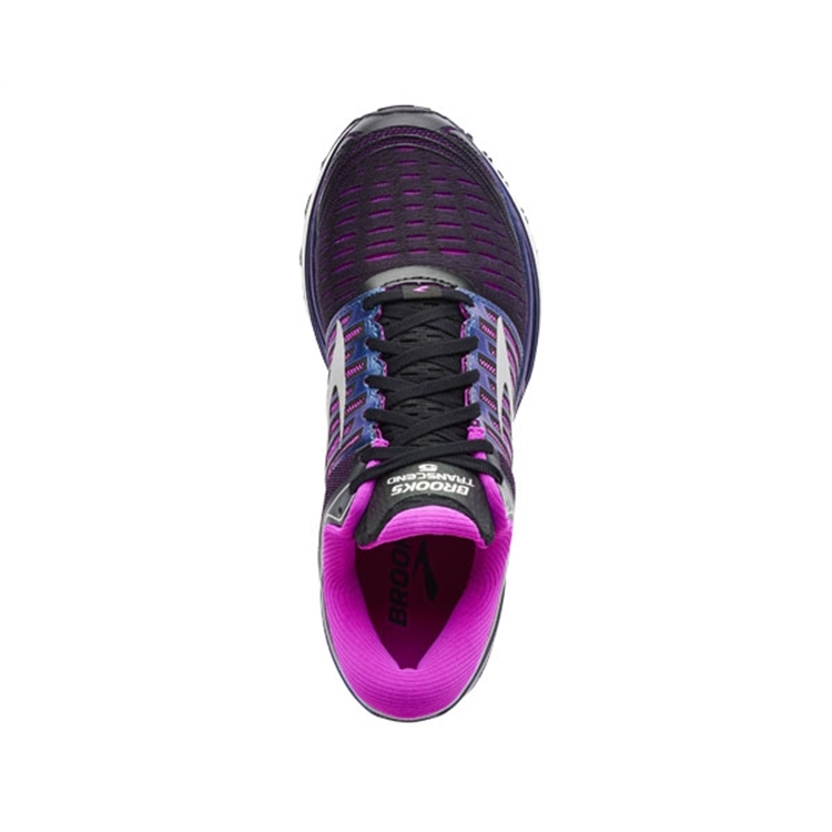 brooks Women\'s Transcend 5 Black / Purple / Multi