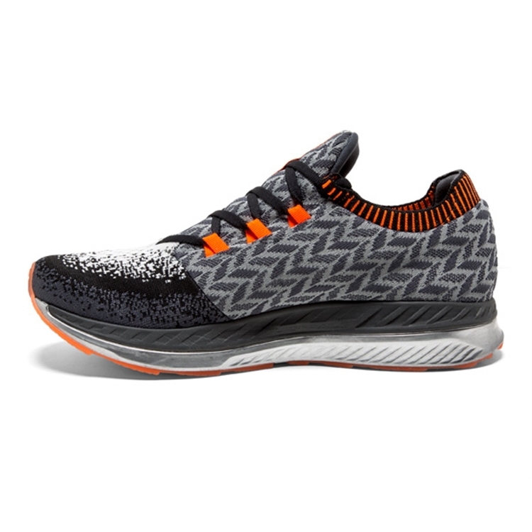 brooks Men\'s Bedlam Black / Grey / Orange