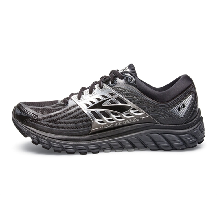 brooks Men\'s Glycerin 14 Black / Anthracite / Silver