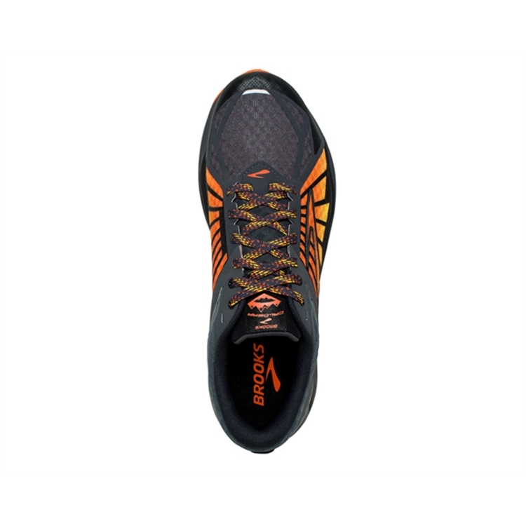 brooks Men\'s Caldera Black / Red / Orange