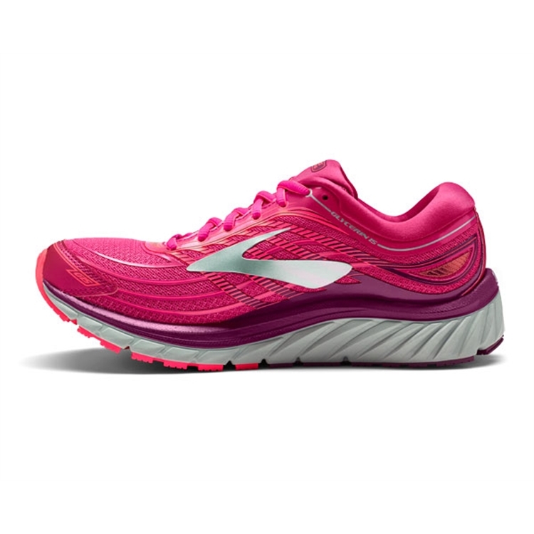 brooks Women\'s Glycerin 15 Pink / Purple / Silver