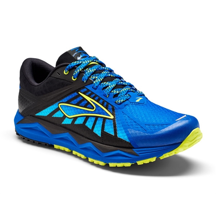 brooks Men\'s Caldera Brooks Blue / Lime / Blue