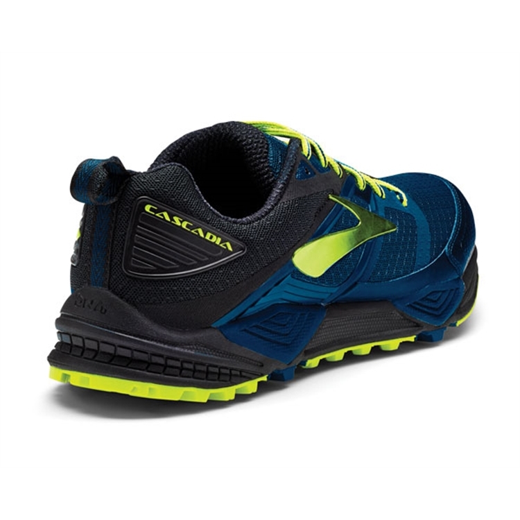 brooks Men\'s Cascadia 12 Blue / Black / Nightlife