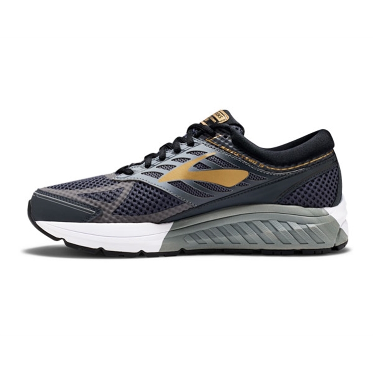 brooks Men\'s Addiction 13 Black / Ebony / Metallic Gold