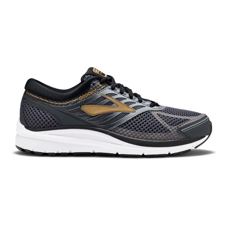 brooks Men\'s Addiction 13 Black / Ebony / Metallic Gold