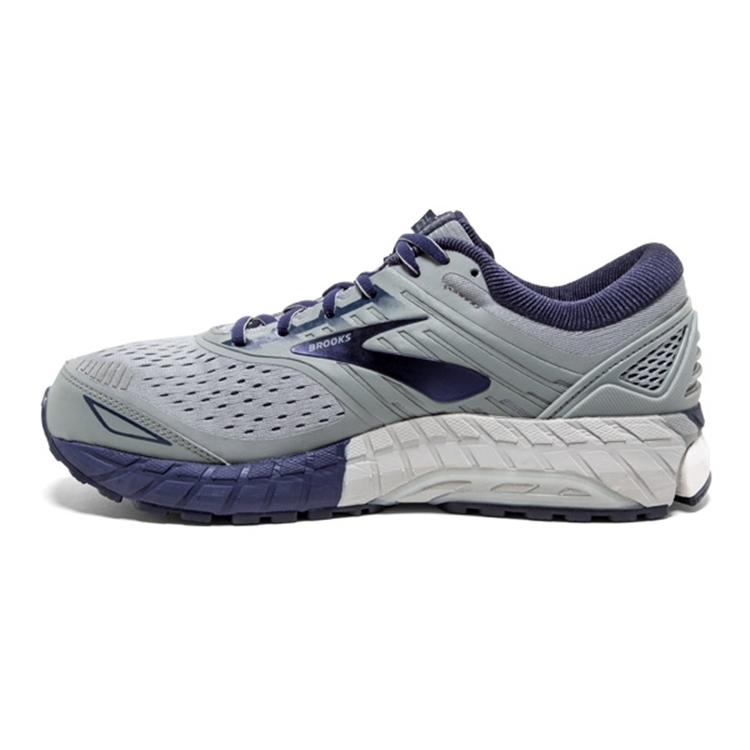 brooks Men\'s Beast 18 Grey / Navy / White