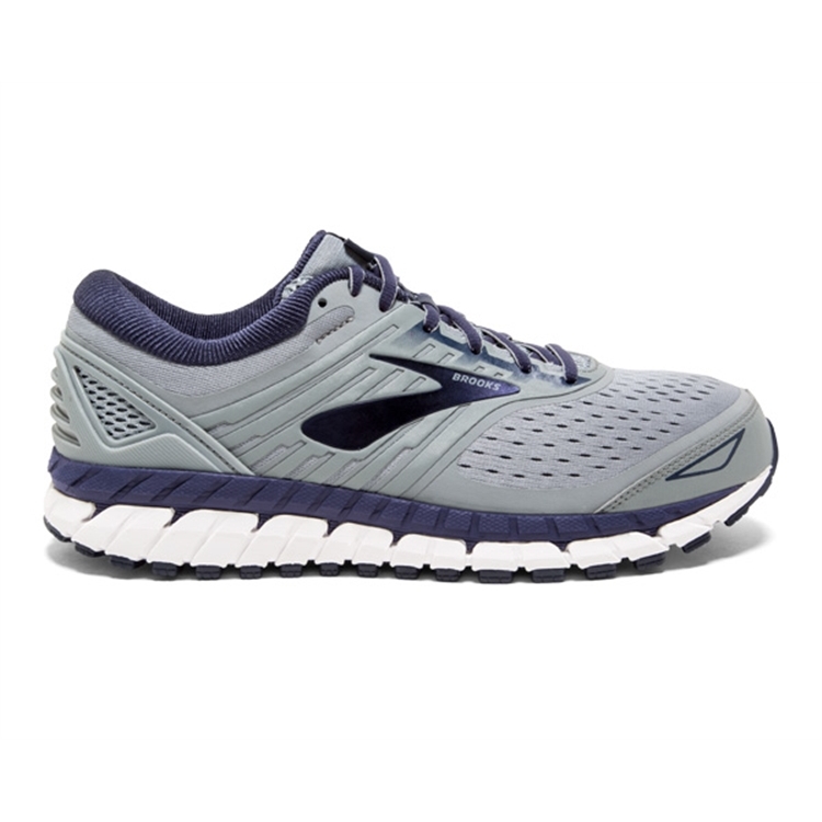 brooks Men\'s Beast 18 Grey / Navy / White