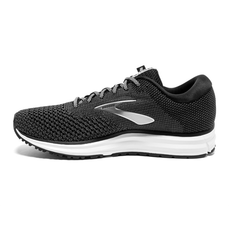 brooks Men\'s Revel 2 Black / Grey / Grey