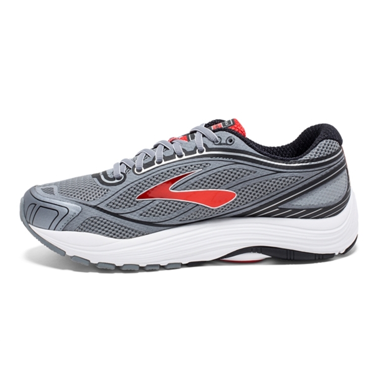 brooks Men\'s Dyad 9 Grey / Red / Black