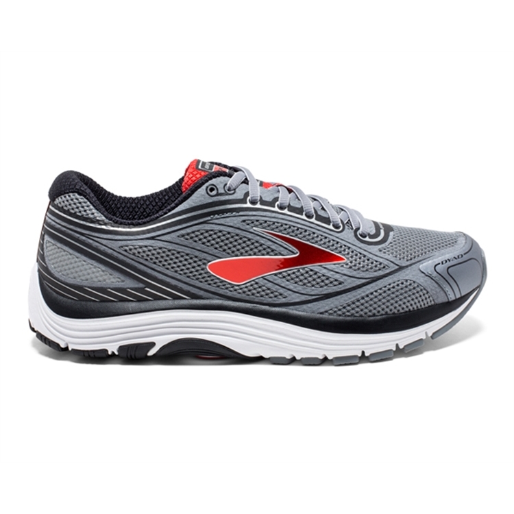 brooks Men\'s Dyad 9 Grey / Red / Black