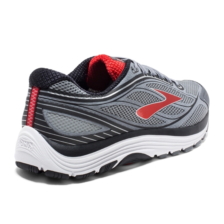 brooks Men\'s Dyad 9 Grey / Red / Black