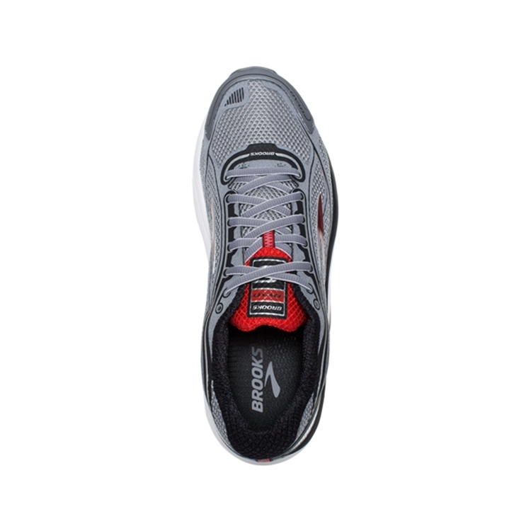 brooks Men\'s Dyad 9 Grey / Red / Black