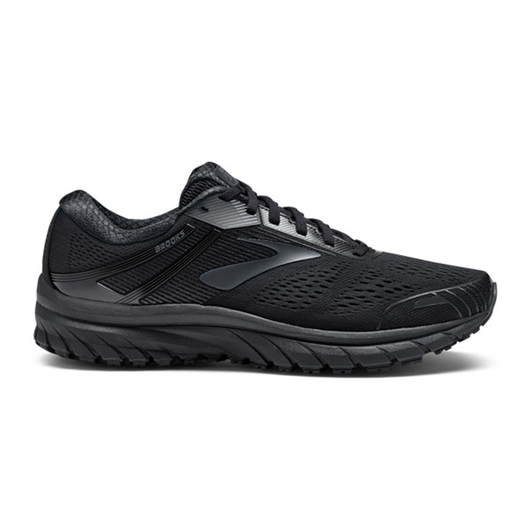 brooks Men\'s Adrenaline GTS 18 Black / Black