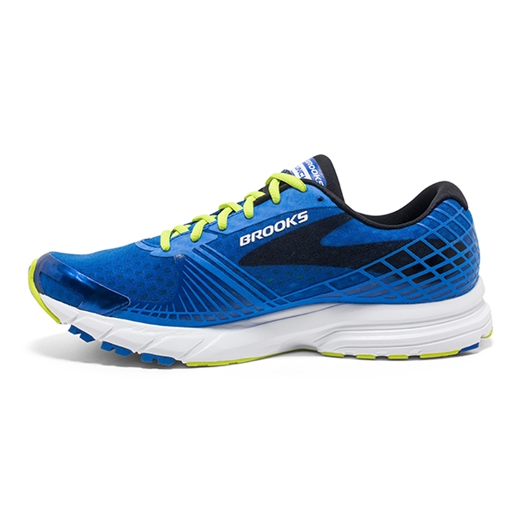 brooks Men\'s Launch 3 Brooks Blue / Lime Punch / Black