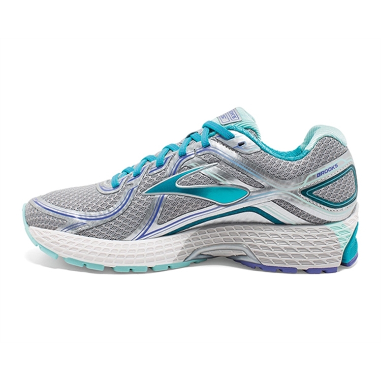 brooks Women\'s Adrenaline GTS 16 Silver / Bluebird / Blue Tint