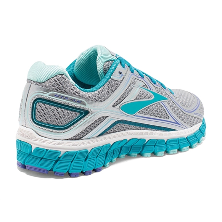 brooks Women\'s Adrenaline GTS 16 Silver / Bluebird / Blue Tint