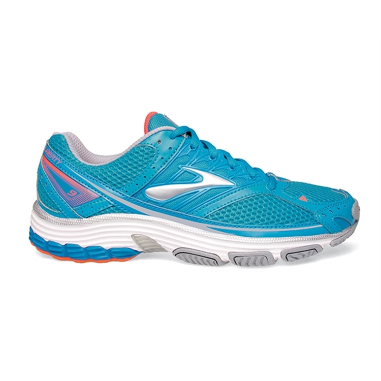 brooks Women\'s Liberty 9 Mesh Hawaiian Ocean / Blue / Coral