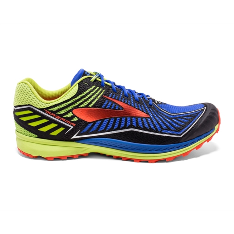 brooks Men\'s Mazama Blue / Lime / Cherry