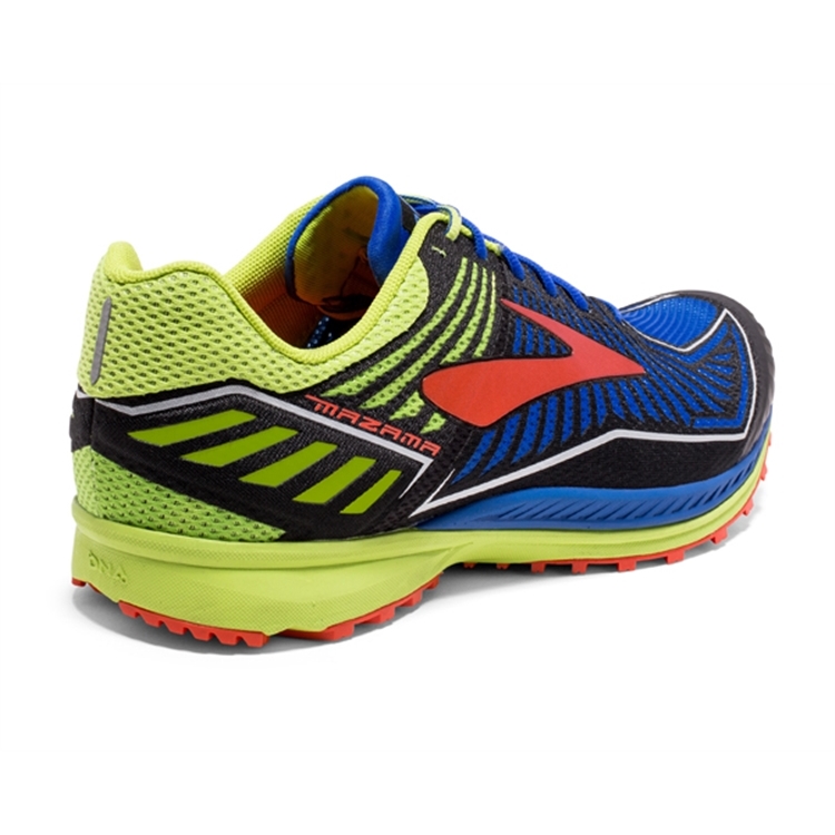 brooks Men\'s Mazama Blue / Lime / Cherry