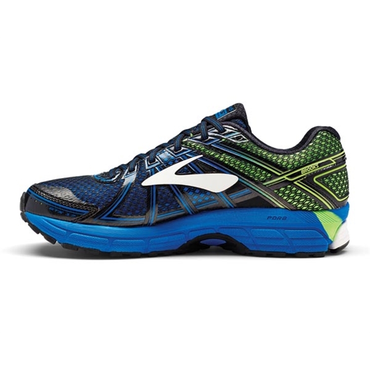 brooks Men\'s Adrenaline GTS 17 Lapis Blue / Black / Green