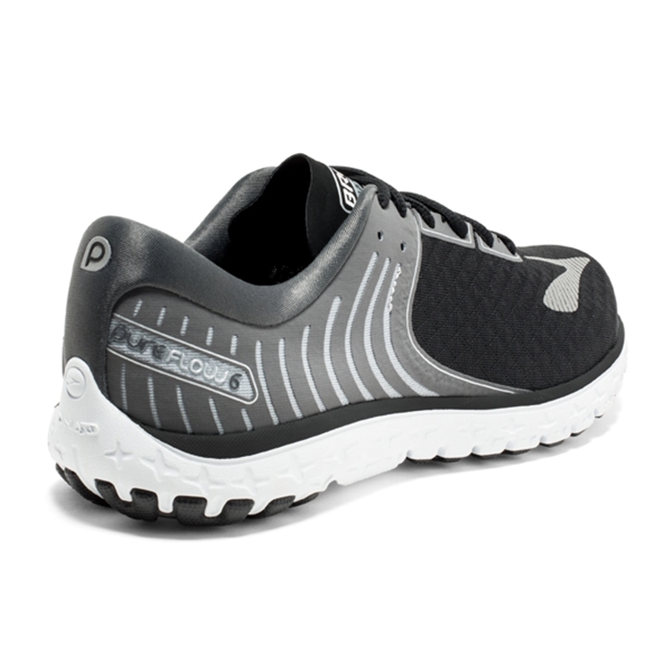 brooks Men\'s PureFlow 6 Black / Anthracite / Silver