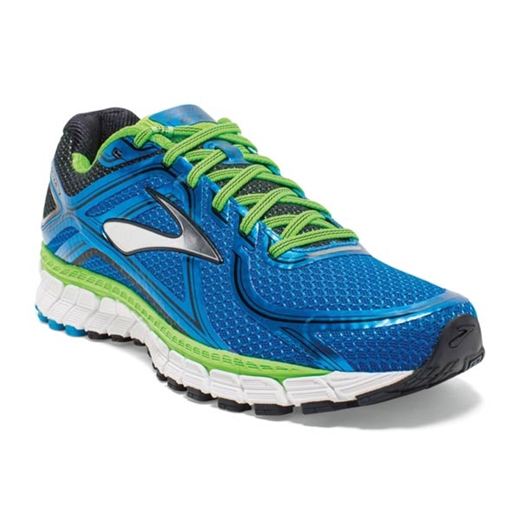 brooks Men's Adrenaline GTS 16 Methyl Blue / GreenGecko / Black