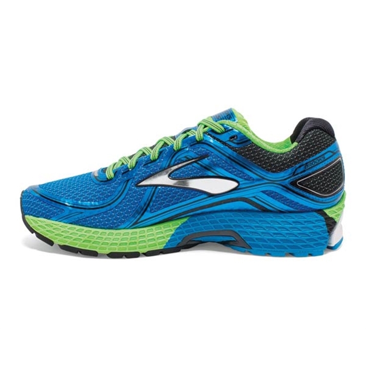 brooks Men\'s Adrenaline GTS 16 Methyl Blue / GreenGecko / Black