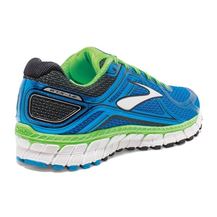 brooks Men\'s Adrenaline GTS 16 Methyl Blue / GreenGecko / Black