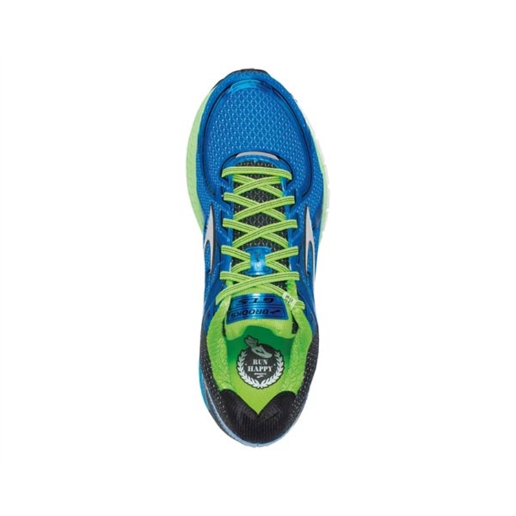 brooks Men\'s Adrenaline GTS 16 Methyl Blue / GreenGecko / Black