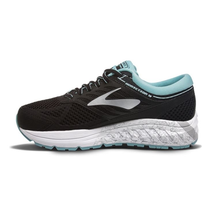 brooks Women\'s Addiction 13 Black / Angel Blue / Silver