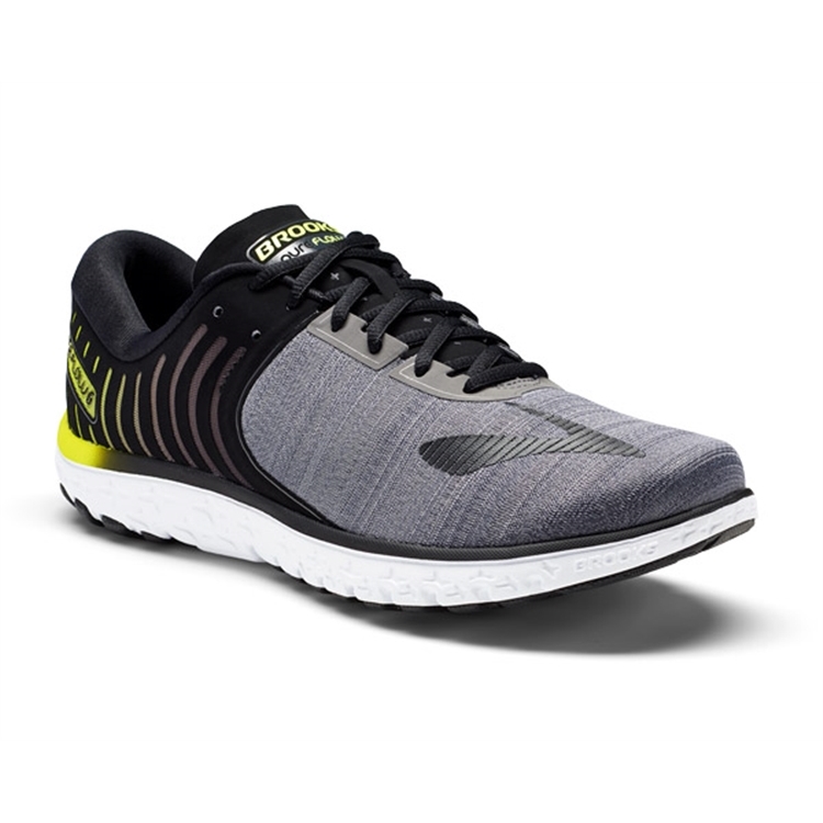 brooks Men's PureFlow 6 Black / Ebony / Lime Popsicale