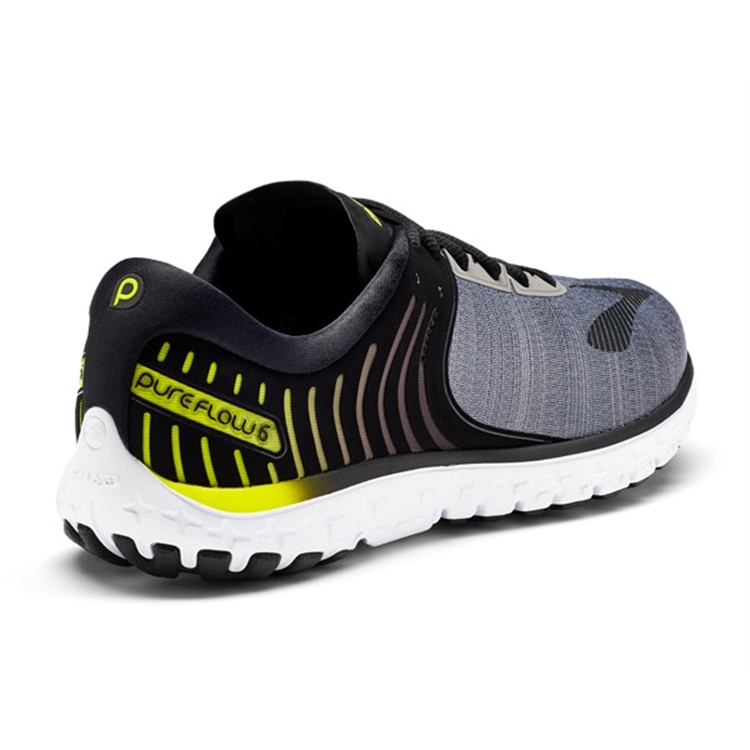 brooks Men\'s PureFlow 6 Black / Ebony / Lime Popsicale