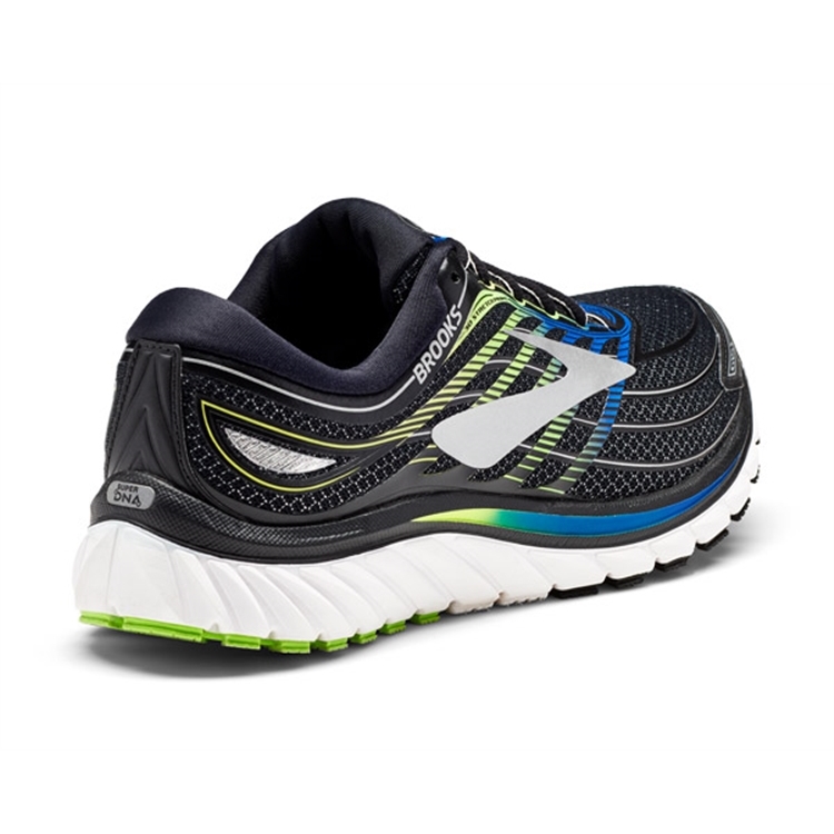 brooks Men\'s Glycerin 15 Black / Brooks Blue / Green