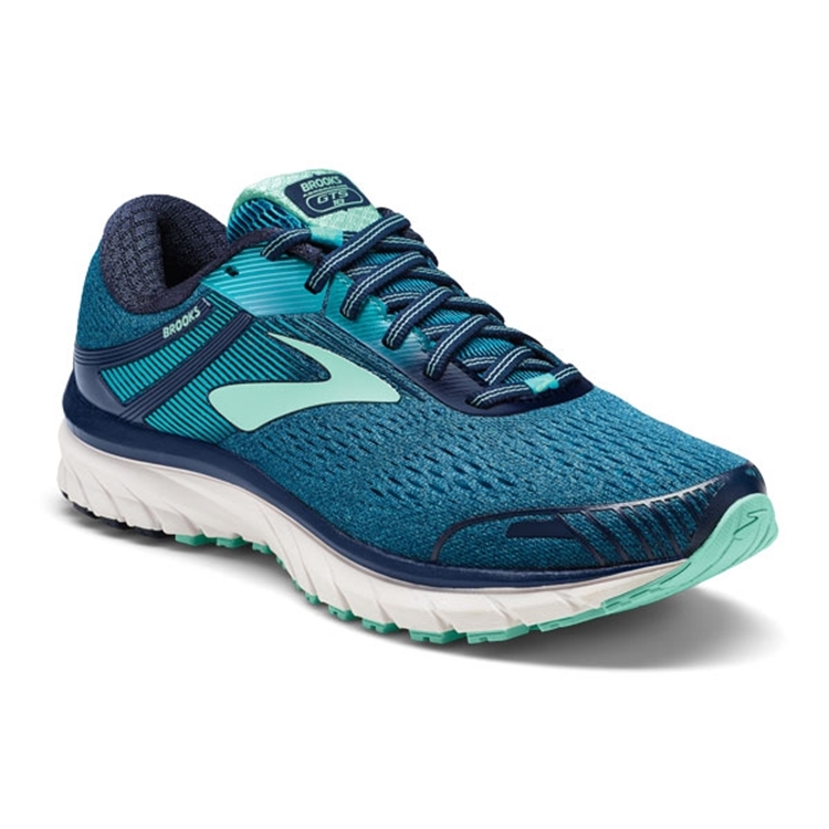 brooks Women's Adrenaline GTS 18 Navy / Teal / Mint