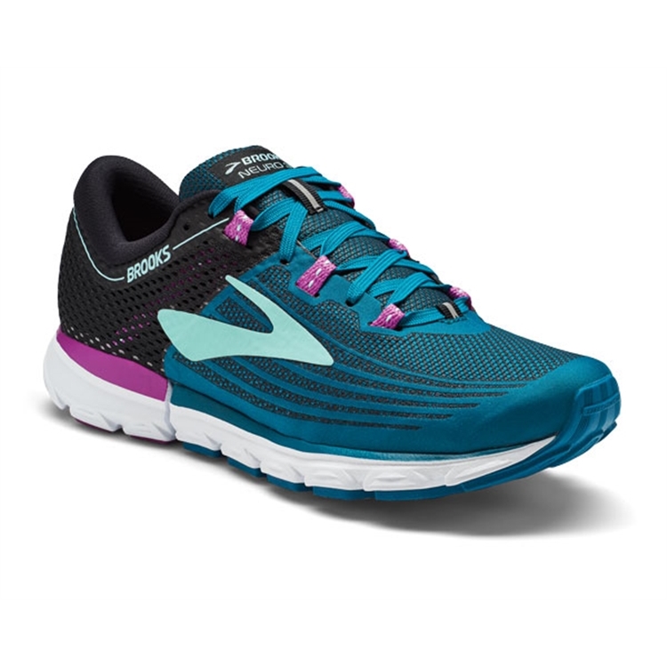 brooks Women's Neuro 3 Lagoon / Black / Purple